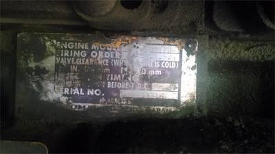 Komatsu S6D1701 Engine