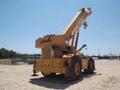 1982 Grove RT980 80-Ton Rough Terrain Crane For Sale, 1,187 Hours ...