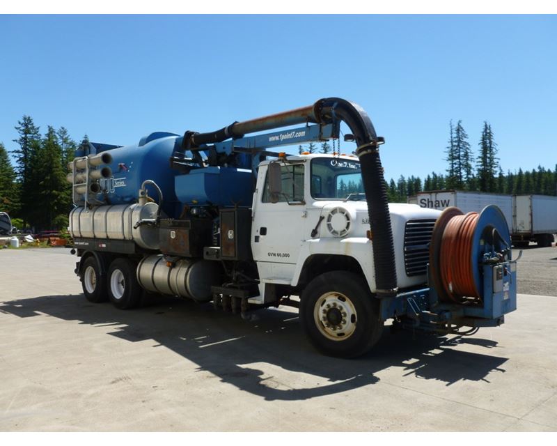 1995 Vactor 2100 Hydro Excavator Combo Jet Rodder Truck For Sale, 4,024
