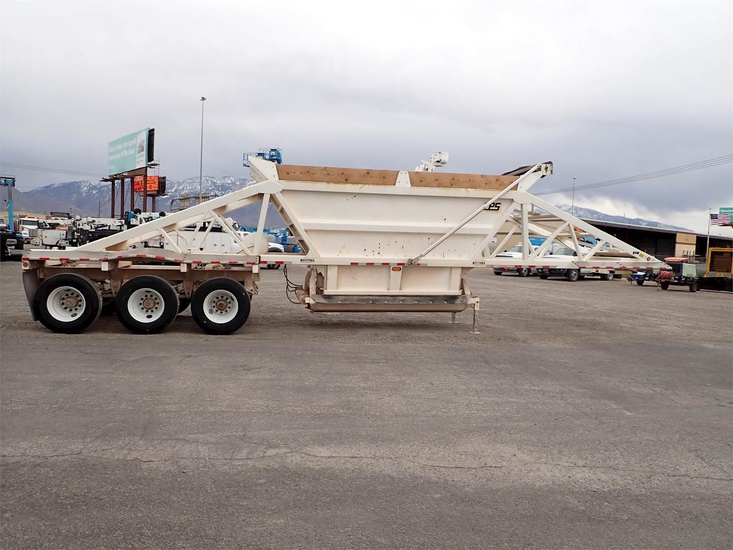 2013 CPS 42� TRIAXLE Bottom Dump Trailer For Sale Salt