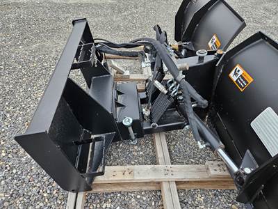 John Deere BV8 Skid Steer Snow Plow Attachment