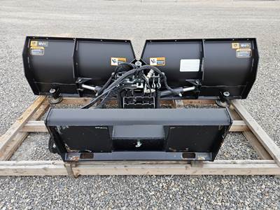 John Deere BV8 Skid Steer Snow Plow Attachment