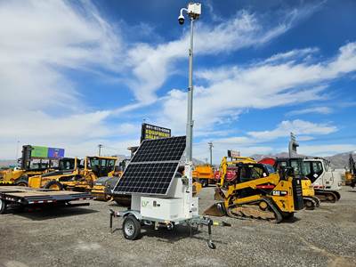 2022 LVT D3 Mobile Solar Security Camera Trailer