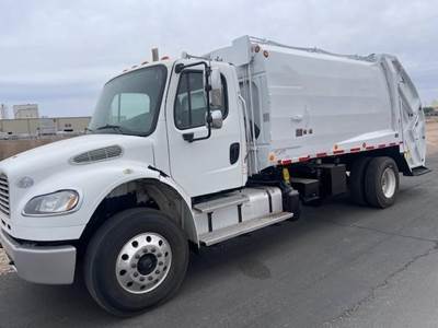 Freightliner M2 106 Side Load Garbage Truck