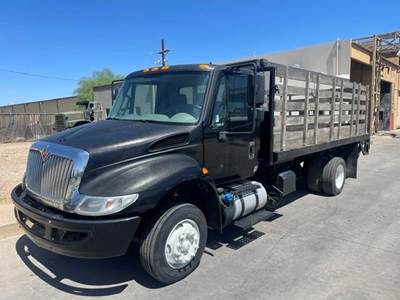 International DuraStar 4300 Stake Bed Truck