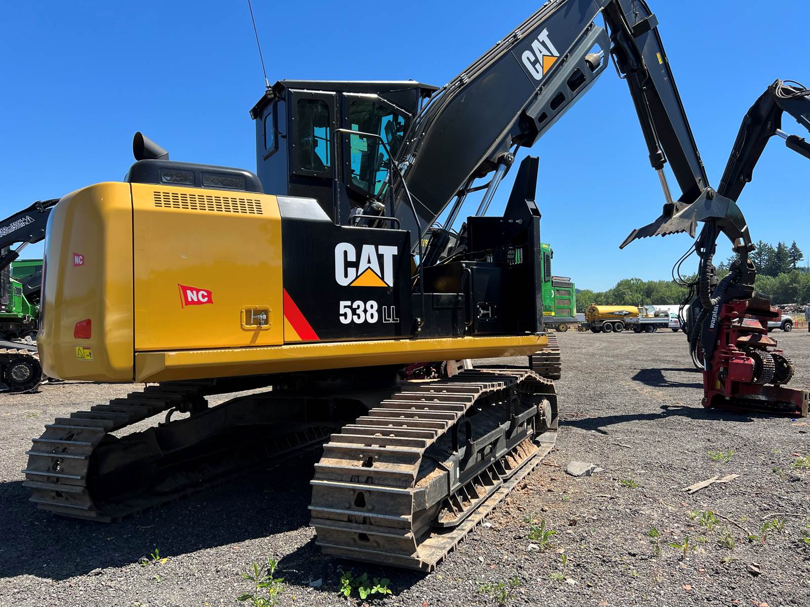 2021 Caterpillar 538 LL Logging Processor Waratah HTH622B Processor