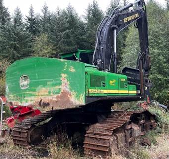 2005 John Deere 2554 Logging Processor - Waratah HTH624C Processor