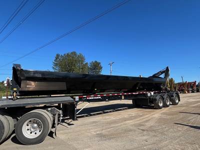 Cross Country Tri Axle Side Dump Trailer - Air Ride, Fixed Spread Axle