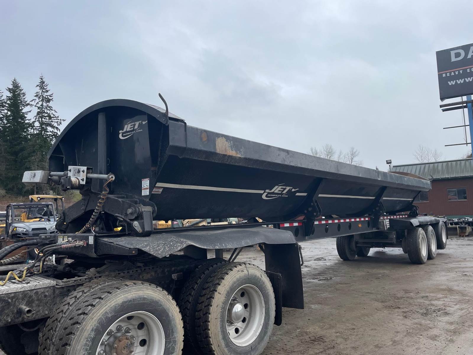 2014 JET 3 AXLE SIDE DUMP Side Dump Trailer For Sale Snohomish, WA