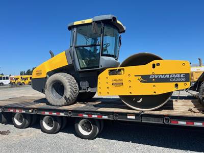Dynapac CA2500D Smooth Drum Roller Compactor