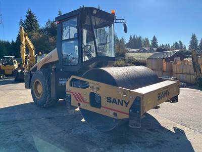 2022 Sany SSR120 Smooth Drum Roller Compactor For Sale, 1,300 Hours ...