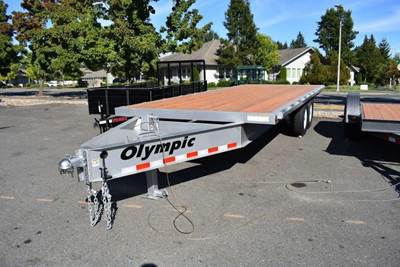 Olympic 12,000 LB FLATBED DECKOVER Tag Trailer