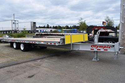 Olympic 25' + 4' DECKOVER TILT Tag Trailer