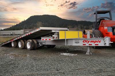 2019 Olympic OM30TDT-3 Tri Axle Tilt Trailer