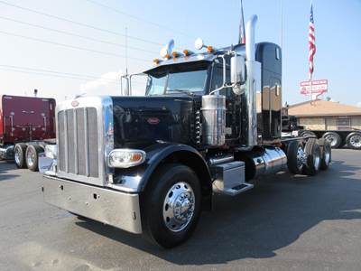 Peterbilt 389 Tri Axle Cab & Chassis Truck - Paccar, 510HP, 13 Speed Manual