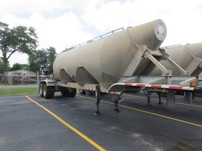 Vantage 41ft Tandem Axle Aluminum Dry Bulk / Pneumatic Tank Trailer - Hendrickson, Fixed Axle