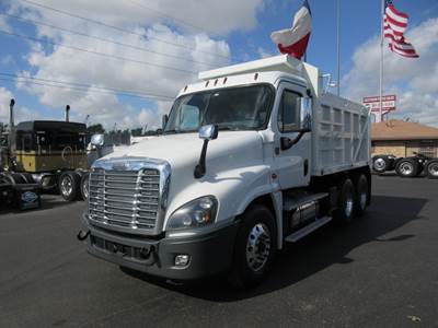 Freightliner Cascadia 125 Dump Truck - Cummins 400HP, 12 Speed Smart Advantage Automatic, 13' Dump