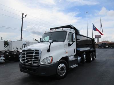 Freightliner Cascadia 125 Tri Axle Dump Truck - Detroit 505HP, 12 Speed Dt12 Automatic, 20' Dump