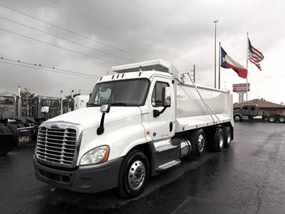 Freightliner Cascadia 125 Tri Axle Dump Truck - Detroit 505HP, 12 Speed Dt12 Automatic, 20' Dump