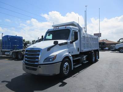 Freightliner Cascadia 126 Dump Truck - Detroit 455HP, 12 Speed Dt12 Automatic, 16' Dump