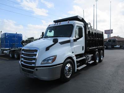 Freightliner Cascadia 126 Dump Truck - Detroit 455HP, 12 Speed Dt12 Automatic, 13.5' Dump