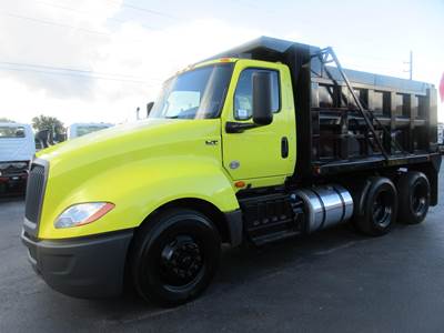 International LT Dump Truck - Cummins 450HP, 12 Speed Endurant Automatic, 13' Dump