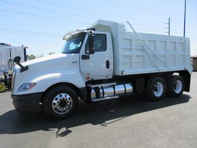 International LT Dump Truck - Cummins 450HP, 12 Speed Endurant Automatic, 13' Dump