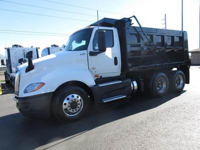 International LT Dump Truck - Cummins 450HP, 12 Speed Endurant Automatic, 13' Dump