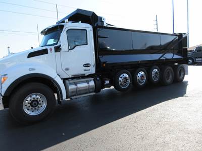 Kenworth T880 Dump Truck - Paccar 455HP, 6 Speed Allison Rds Automatic, 22' Dump