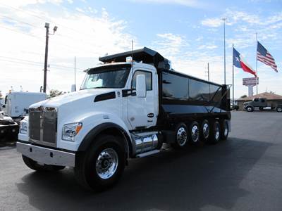 Kenworth T880 Dump Truck - Paccar 455HP, 6 Speed Allison Rds Automatic, 22' Dump