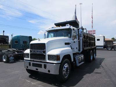 Mack Pinnacle 64T Dump Truck - MP8 455HP, 12 Speed M Drive Automatic, 15' Dump