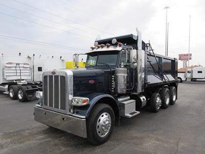 Peterbilt 389 Tri Axle Dump Truck - Paccar 510HP, 13 Speed Manual, 16' Dump