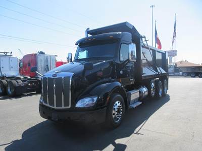 Peterbilt 579 Tri Axle Dump Truck - Paccar 455HP, 12 Speed Endurant Automatic, 16' Dump