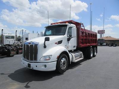 Peterbilt 579 Dump Truck - Cummins 450HP, 12 Speed Automatic, 16' Dump