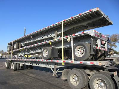Hyundai 48x102 Aluminum Flatbed Trailer - Hendrickson, Spread Axle