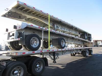 Hyundai 48x102 Aluminum Flatbed Trailer - Hendrickson, Spread Axle