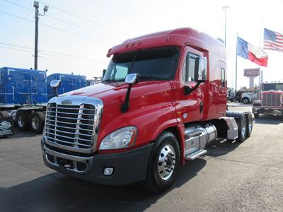 Freightliner Cascadia 125 Sleeper Semi Truck - 70" Mid Roof Sleeper, Detroit 450HP, 10 Speed Automatic