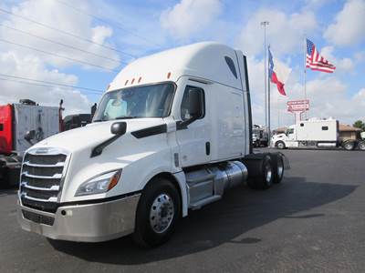 Freightliner Cascadia 126 Sleeper Semi Truck - 72" Raised Roof Sleeper, Detroit 455HP, 12 Speed Dt12 Automatic