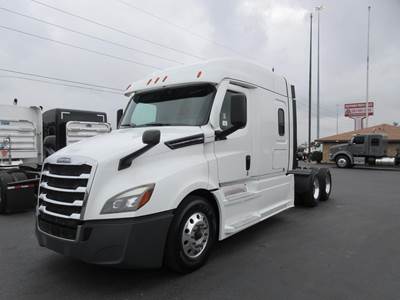 Freightliner Cascadia 126 Sleeper Semi Truck - Mid Roof Sleeper, Detroit 450HP, 12 Speed Automatic