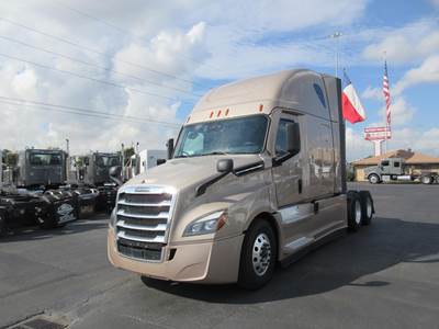 Freightliner Cascadia 126 Sleeper Semi Truck - 72" Raised Roof Sleeper, Detroit 455HP, 12 Speed Dt12 Automatic