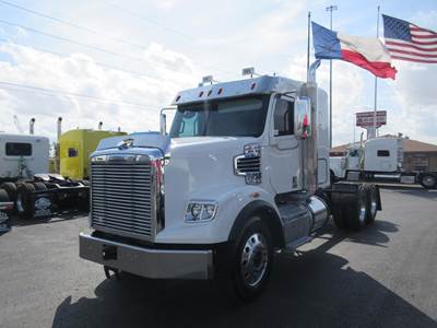 Freightliner Coronado 122 SD Sleeper Semi Truck - 48" Flat Top Sleeper, Detroit 450HP, 10 Speed Manual