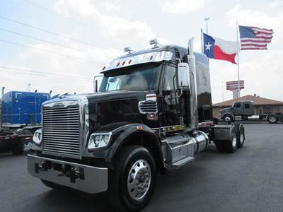 Freightliner Coronado 122 SD Sleeper Semi Truck - 70" Mid Roof Sleeper, Detroit 505HP, 18 Speed Automatic