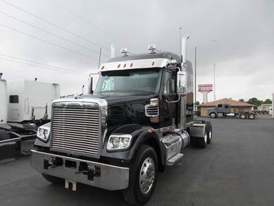 Freightliner Coronado 122 SD Sleeper Semi Truck - 70" Flat Top Sleeper, Detroit 505HP, 18 Speed Manual