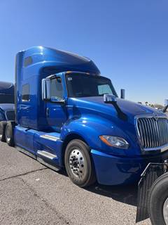 International LT Sleeper Semi Truck - 73" Raised Roof Sleeper, Cummins 450HP, 12 Speed Automatic