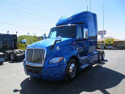 International LT Sleeper Semi Truck - 73" Raised Roof Sleeper, Cummins 450HP, 12 Speed Automatic