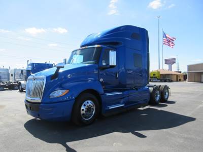 International LT Sleeper Semi Truck - 73" Raised Roof Sleeper, Cummins 450HP, 12 Speed Automatic