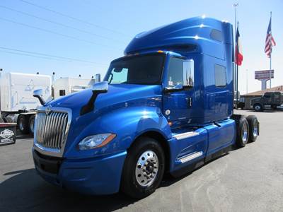 International LT Sleeper Semi Truck - 73" Raised Roof Sleeper, Cummins 450HP, 12 Speed Automatic