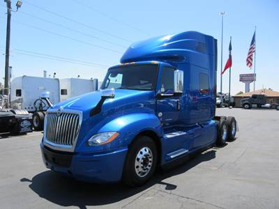 International LT Sleeper Semi Truck - 73" Raised Roof Sleeper, Cummins 450HP, 12 Speed Automatic