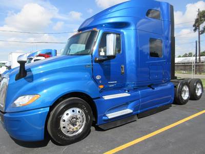 International LT Sleeper Semi Truck - 73" Raised Roof Sleeper, Cummins 450HP, 12 Speed Automatic