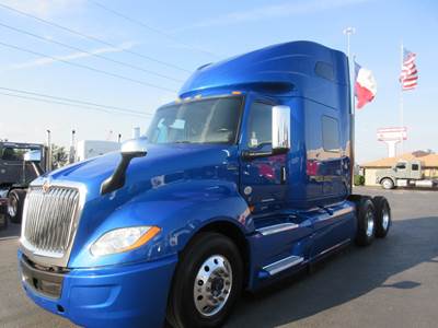 International LT Sleeper Semi Truck - 73" Raised Roof Sleeper, Cummins 450HP, 12 Speed Automatic